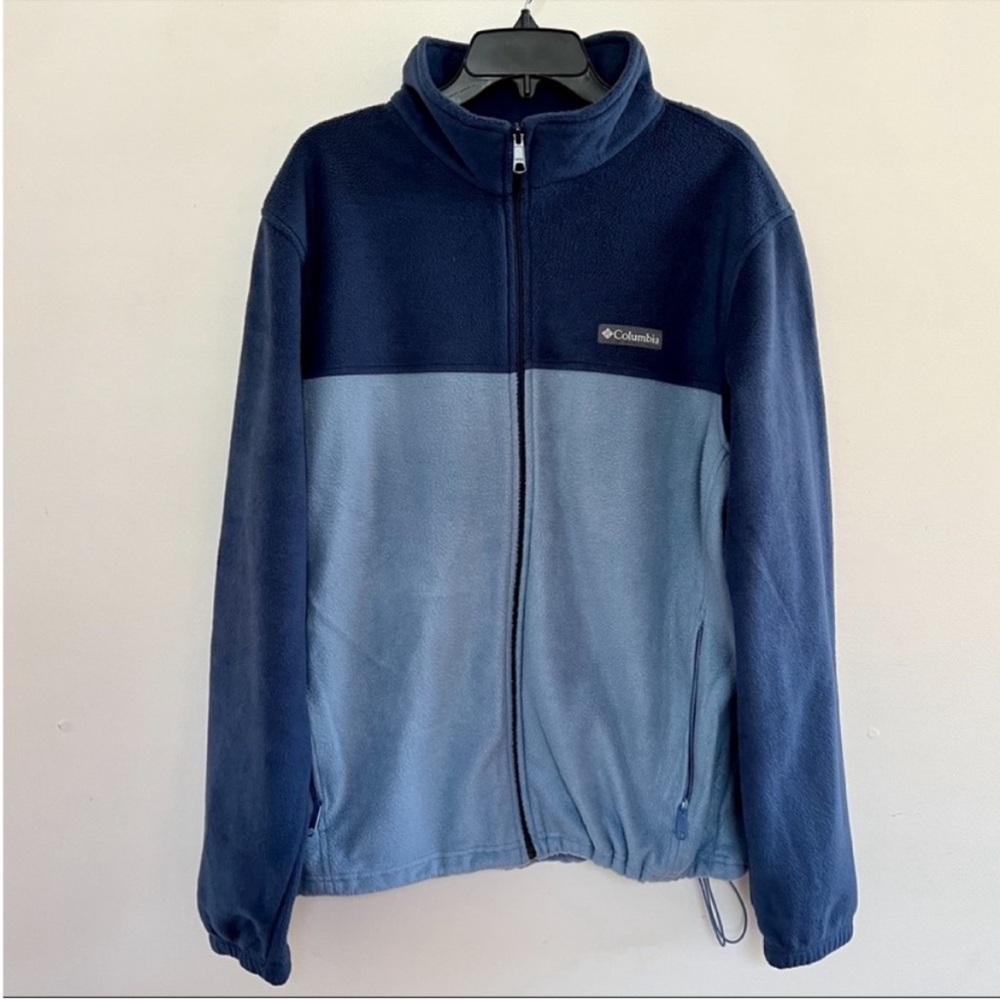Columbia Blue Fleece Zip Up Jacket
